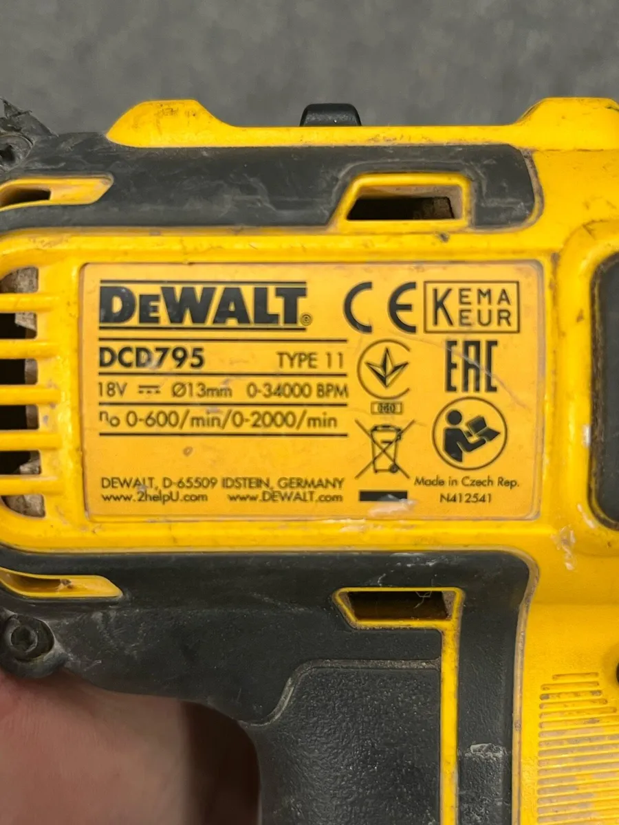 DeWalt 18v Bare Drill - Image 3