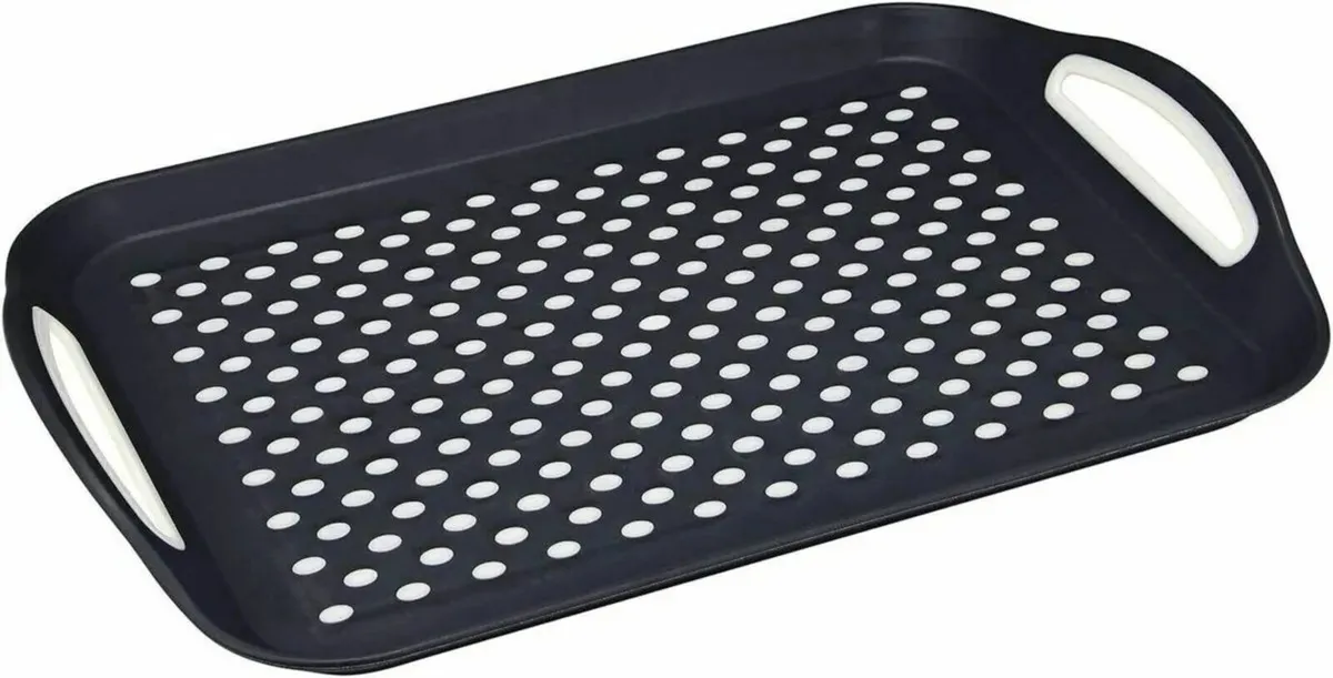 Set of Two Non-Slip Serving Trays - Image 2