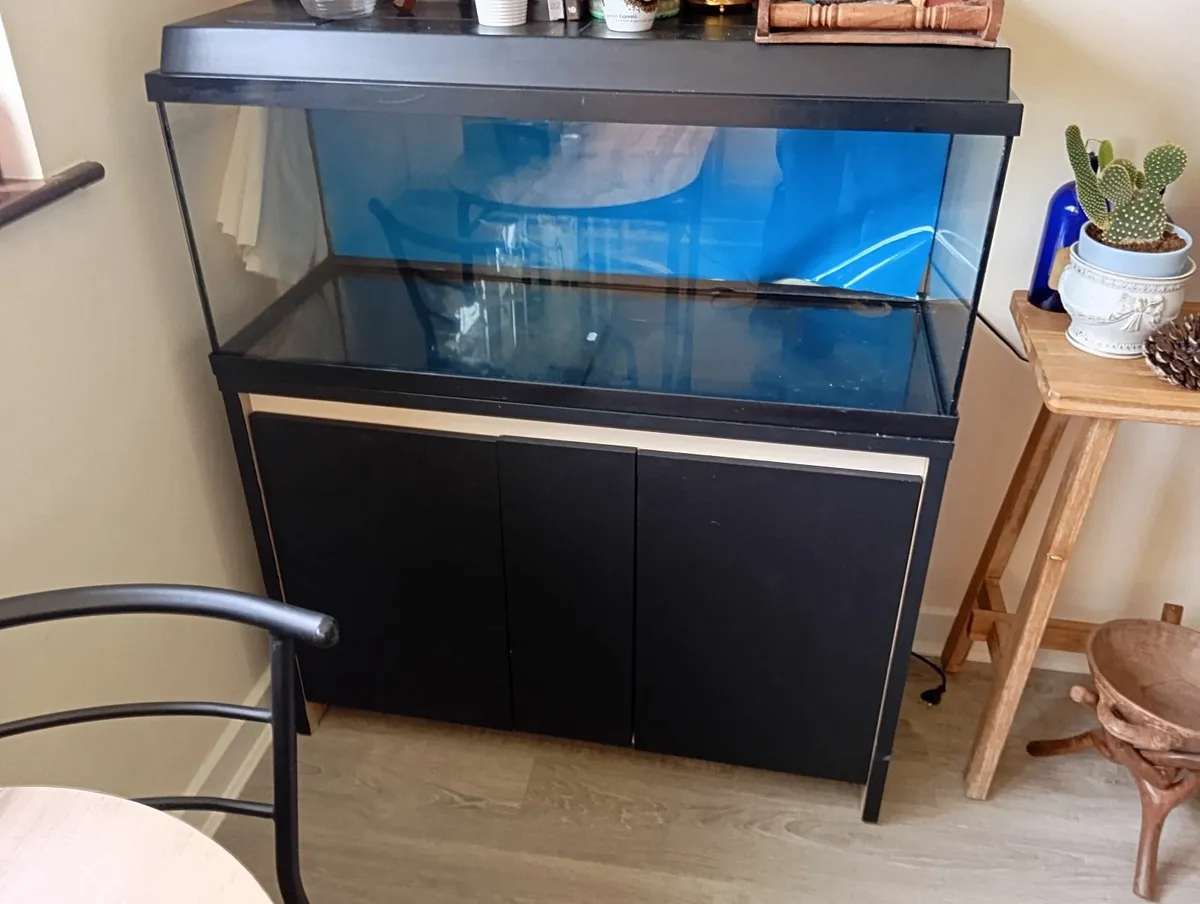 Fish tank and cabinet - Image 1