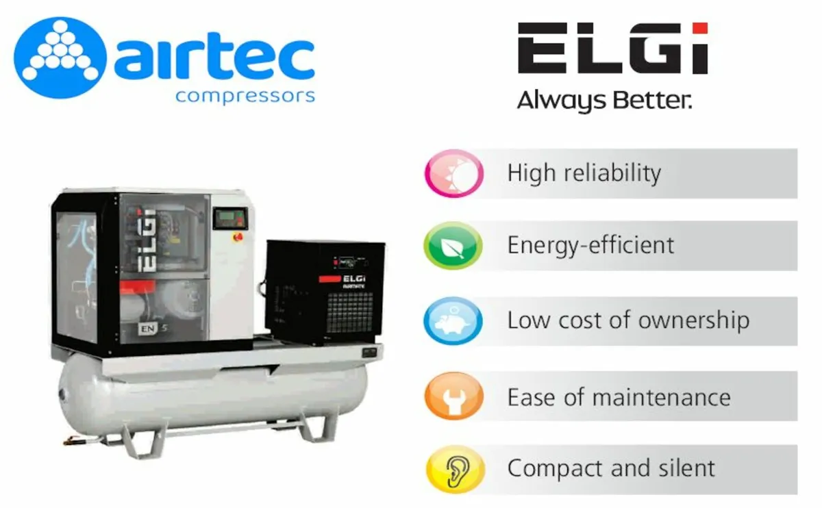 5.5kw Screw Compressor - In Stock Today - Image 2
