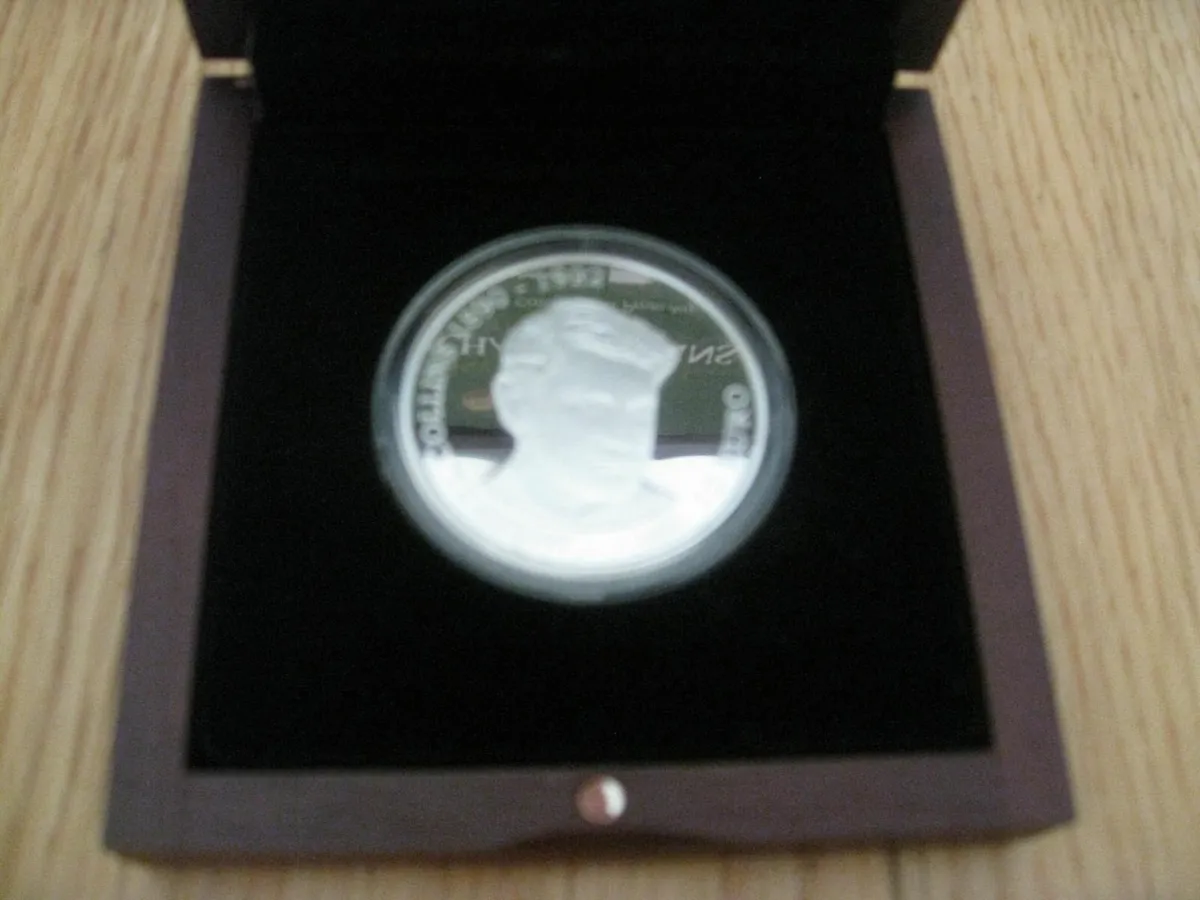 2012 Michael Collins 10 Euro Silver Proof Coin - Image 4