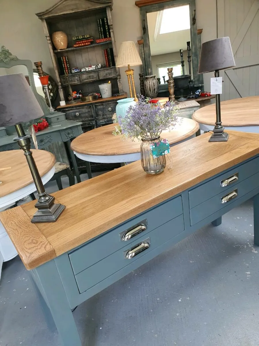 Large 5ft long console table - Image 4