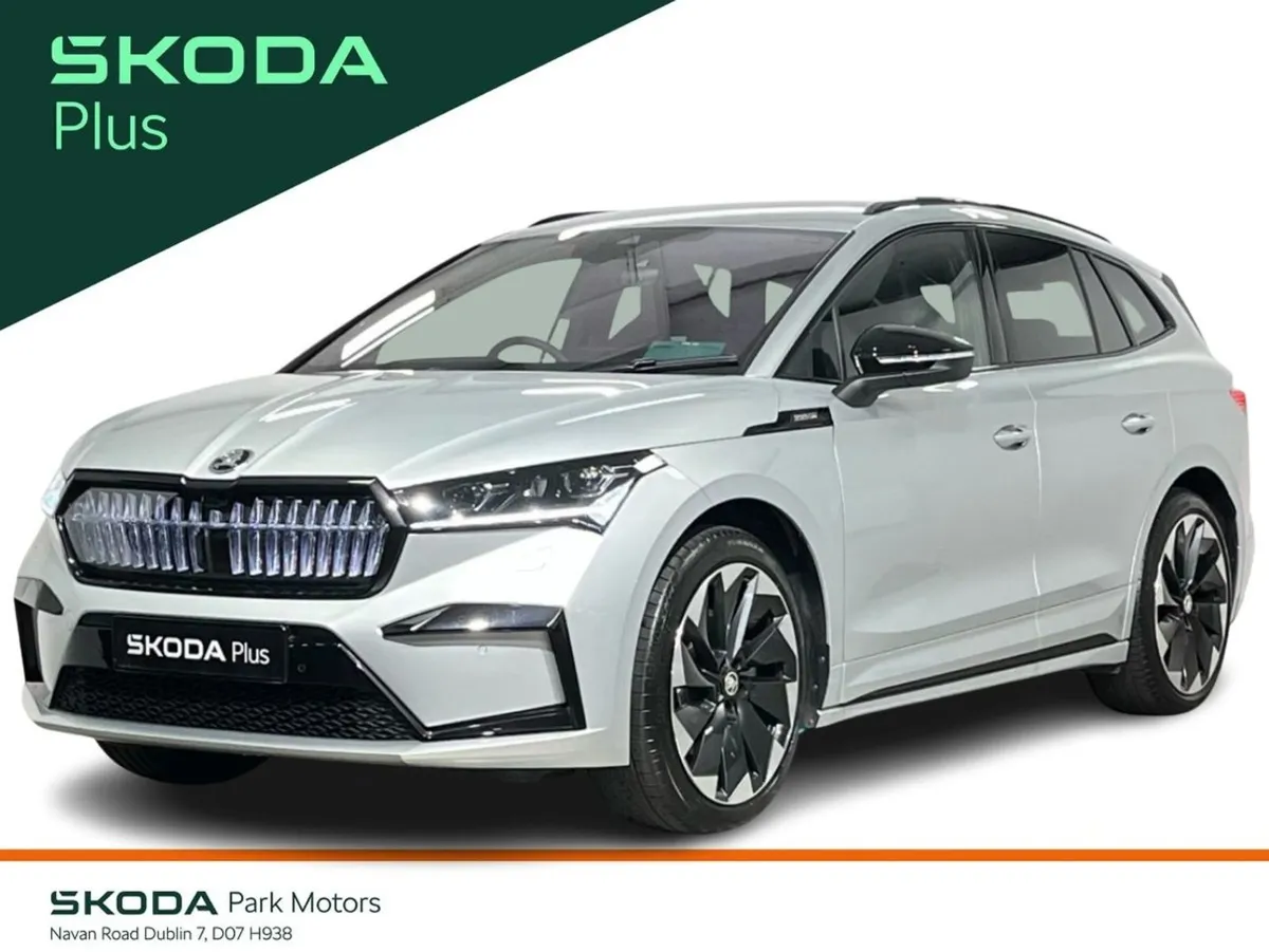 Skoda Enyaq IV 85 Sportline  - Crystal Face - Rev - Image 1