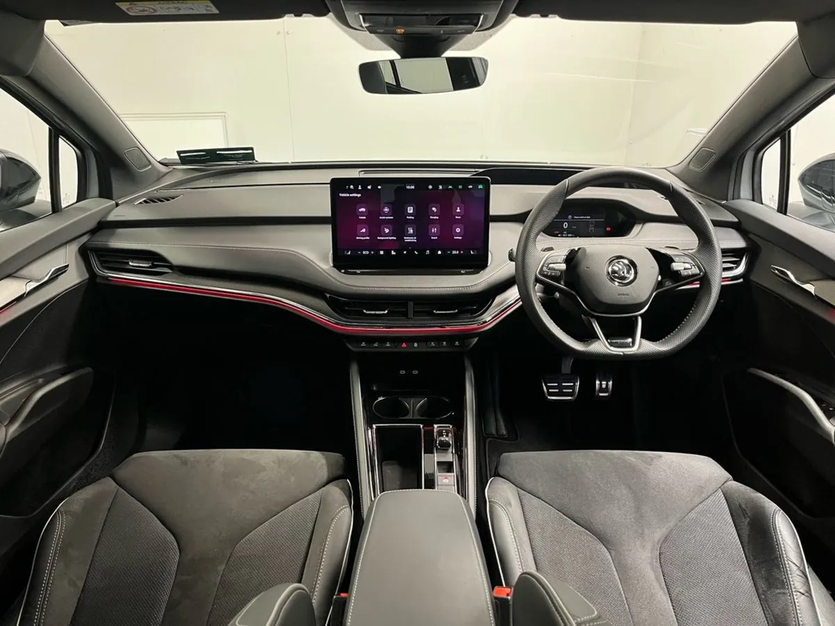 Skoda Enyaq IV 85 Sportline  - Crystal Face - Rev - Image 2