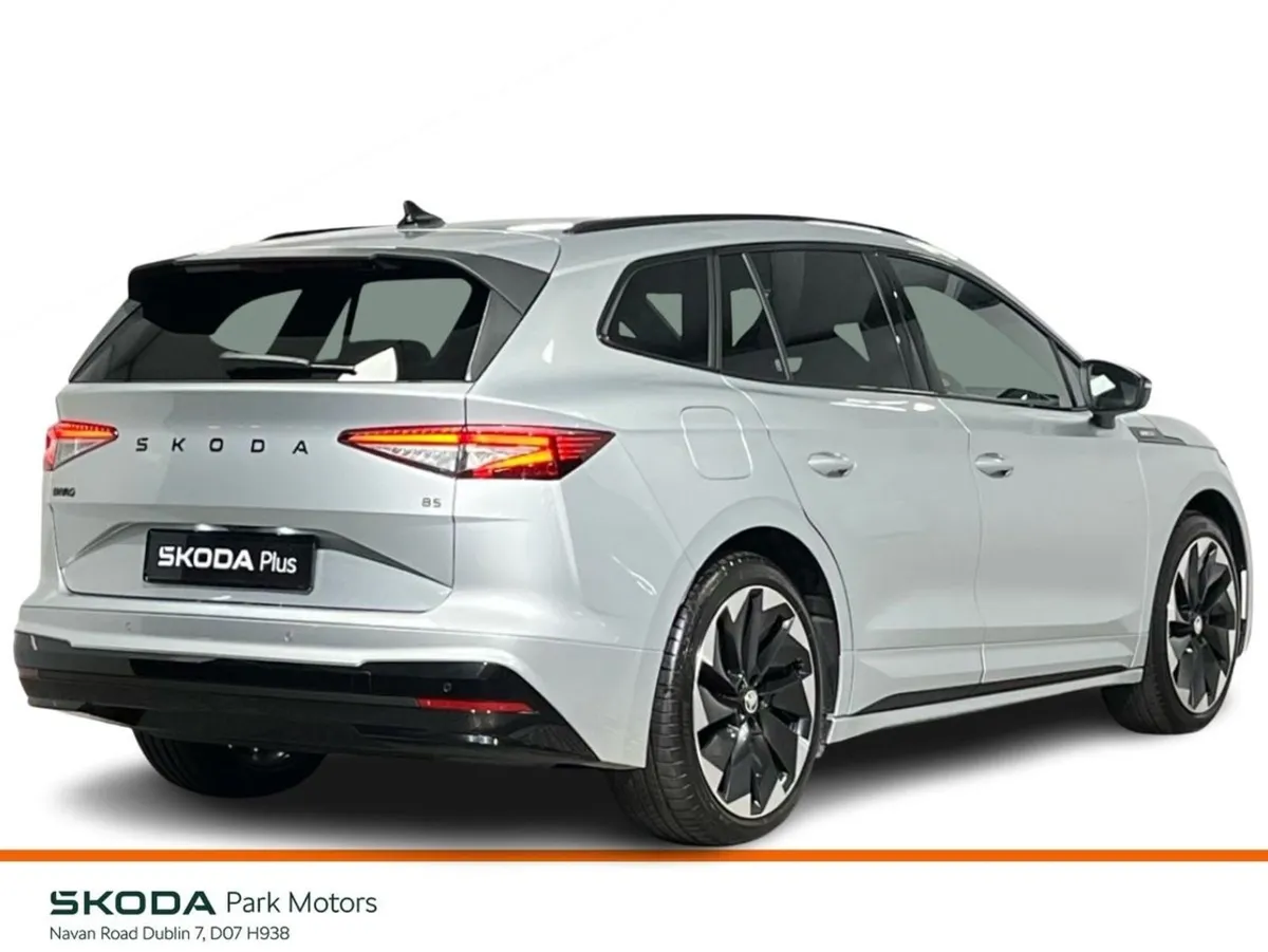 Skoda Enyaq IV 85 Sportline  - Crystal Face - Rev - Image 3