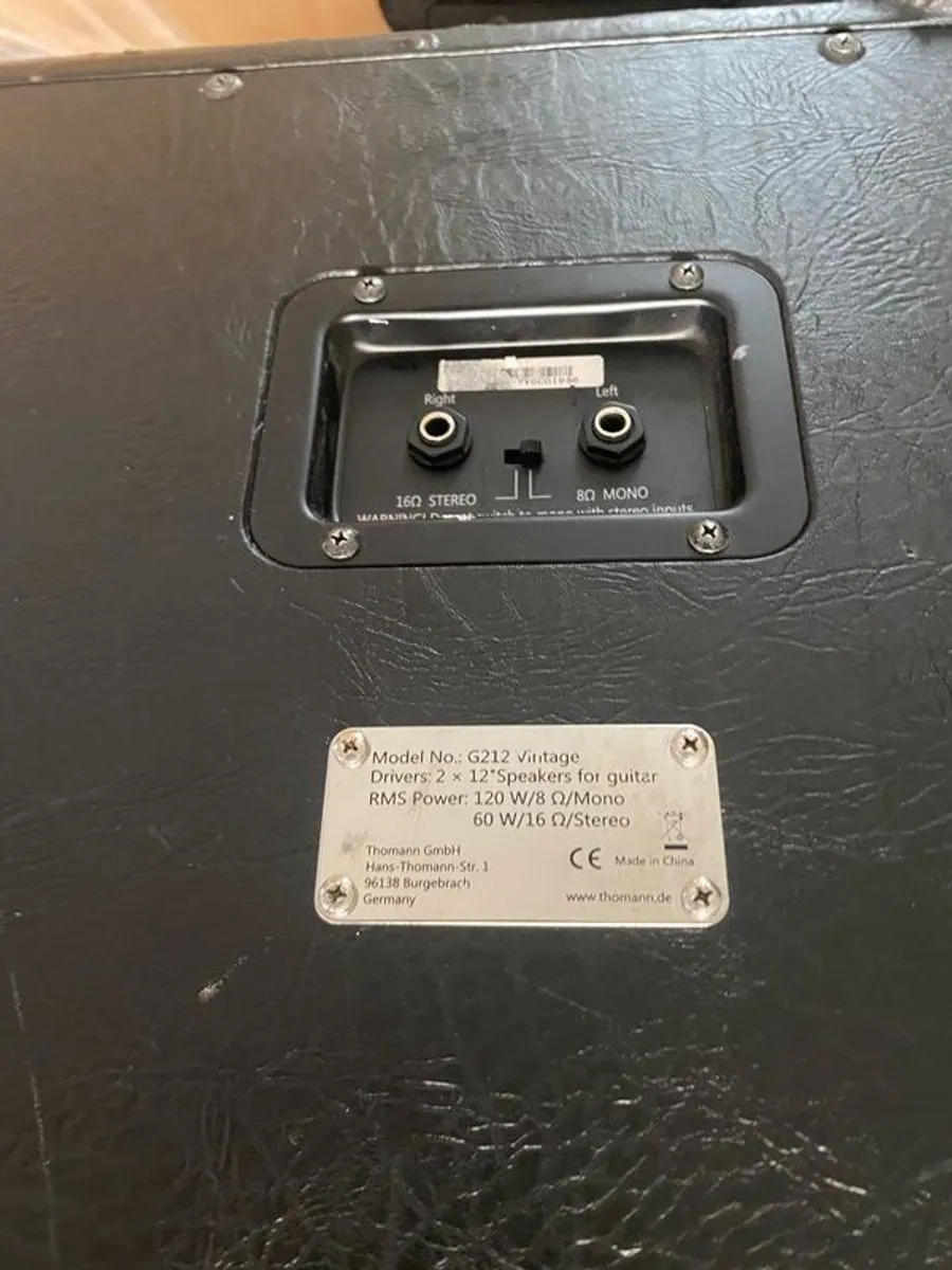 HB 2x12 120w cab Celestion Speakers - Image 2