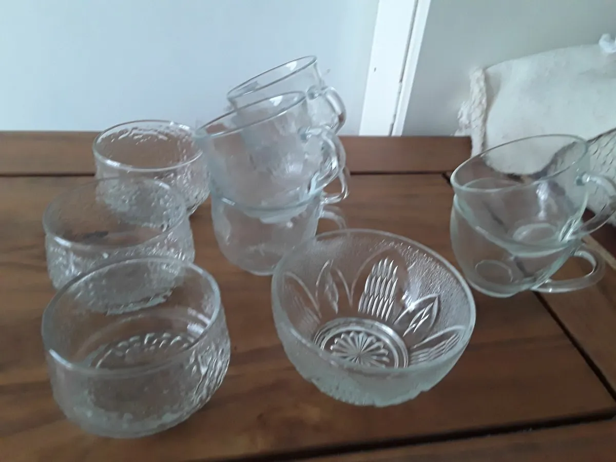Glass crockery perfect condition - Image 1