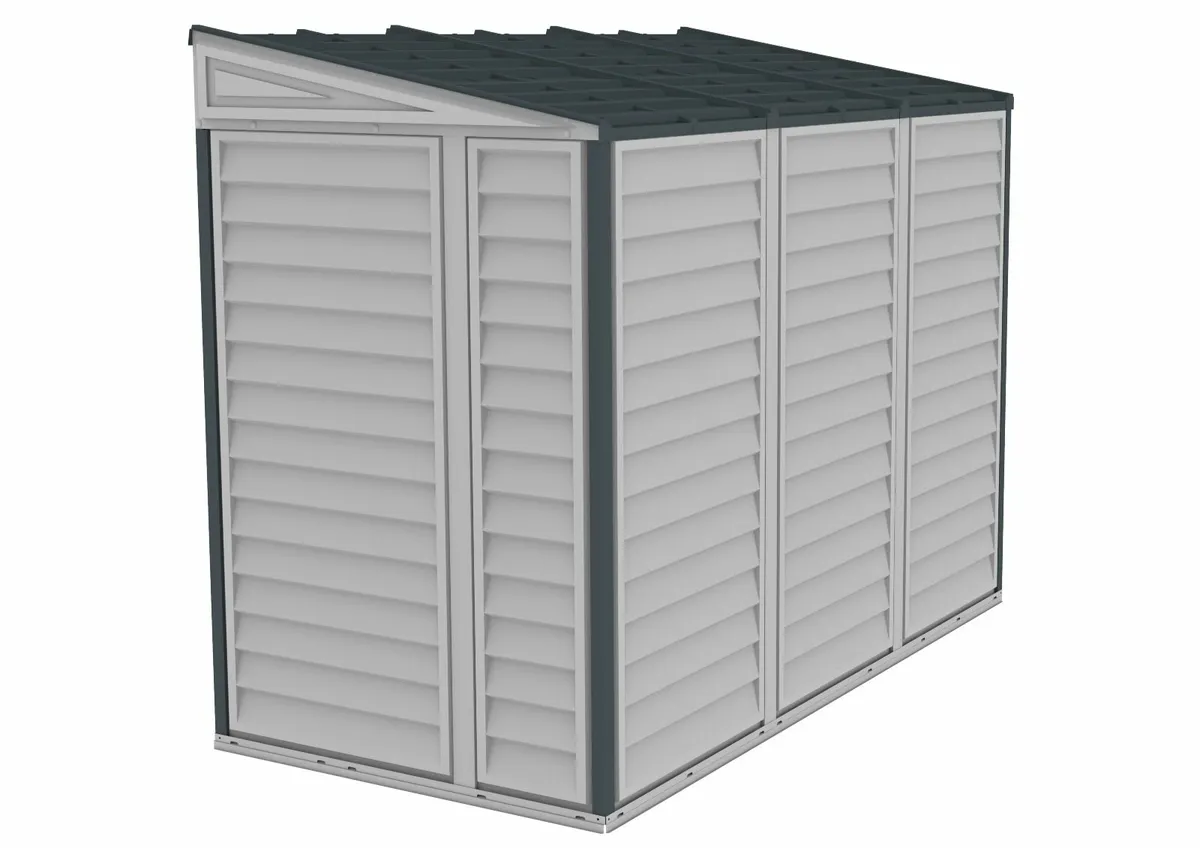 Sidemate 4x8 Vinyl Garden Pent Sheds. - Image 3