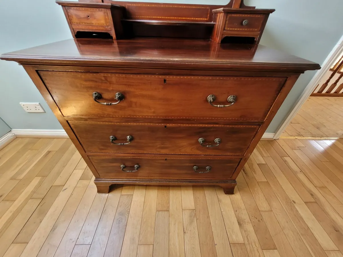 Antique vanity and dresser - Image 2
