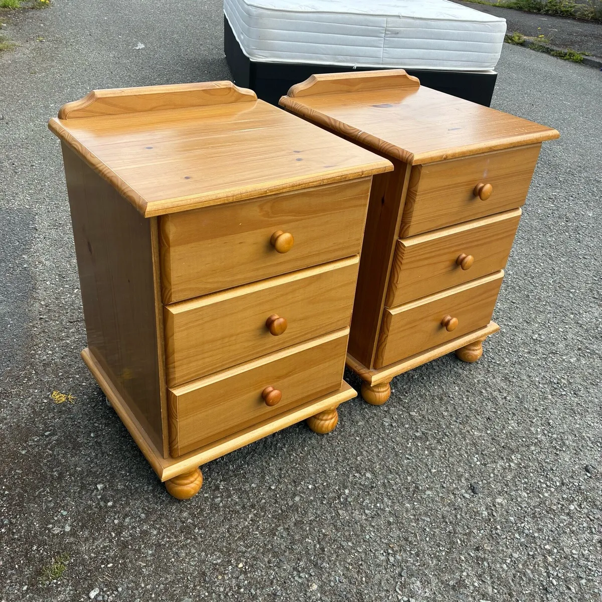 Two Solid Pine Lockers - Image 2