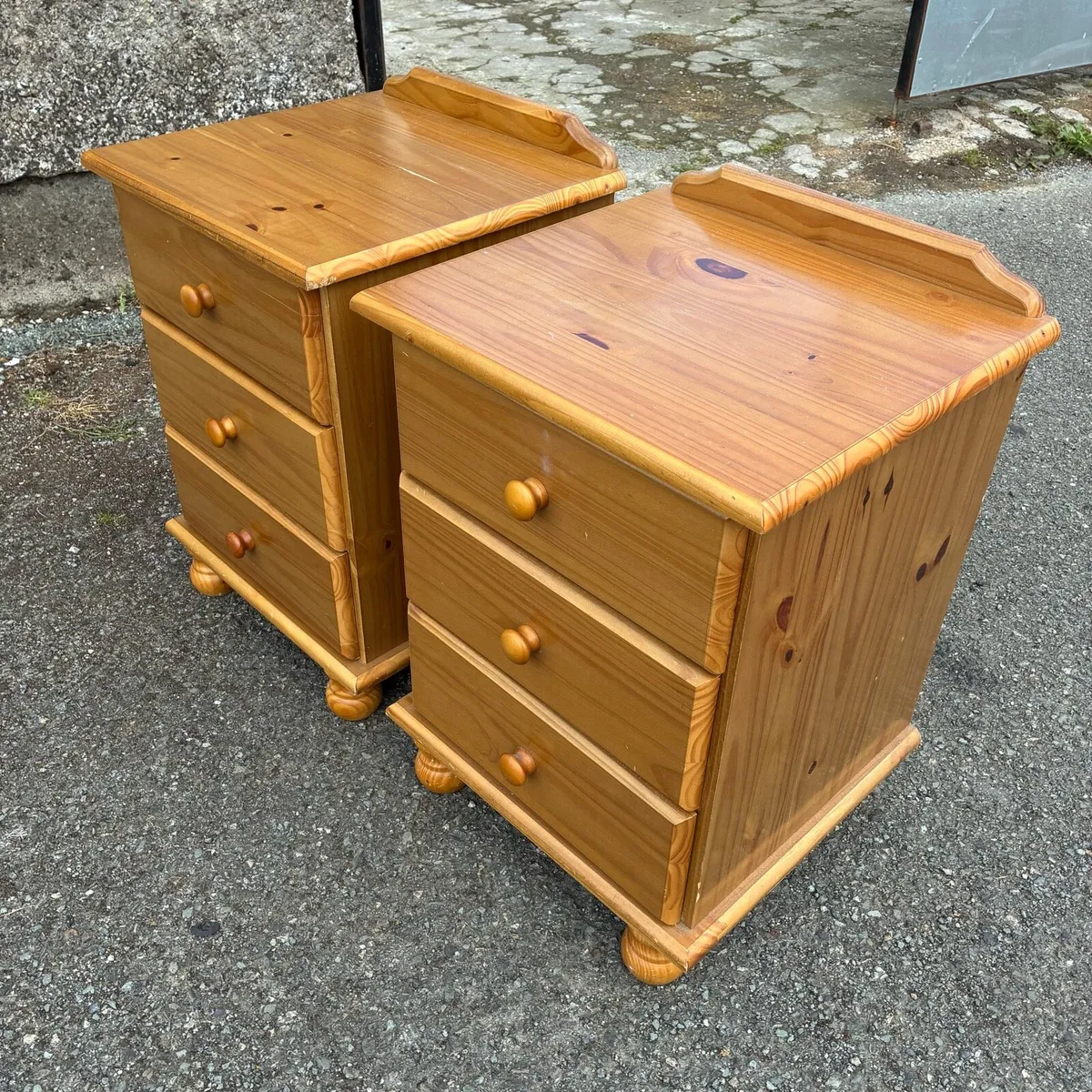 Two Solid Pine Lockers - Image 3