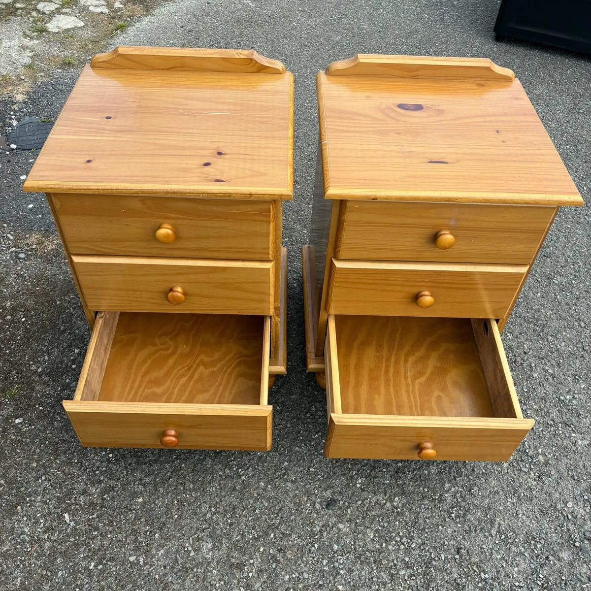 Two Solid Pine Lockers - Image 4