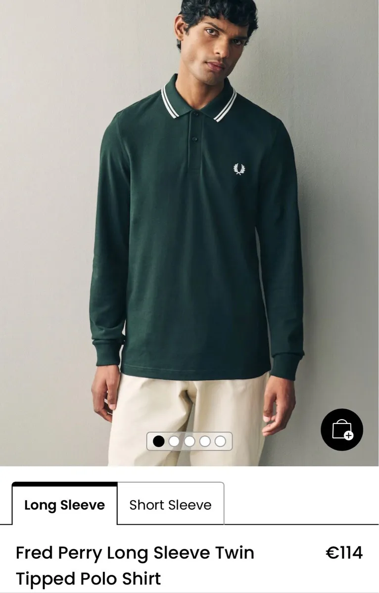 Fred Perry long sleeve polo shirt - Image 2