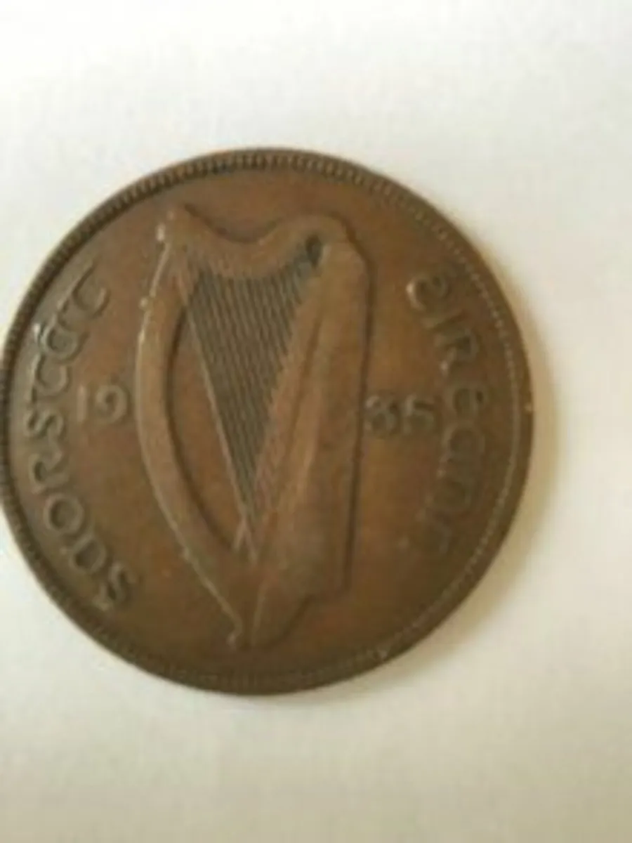 Rare Irish coin - 1935 Saor Stat Eireann Penny - Image 1