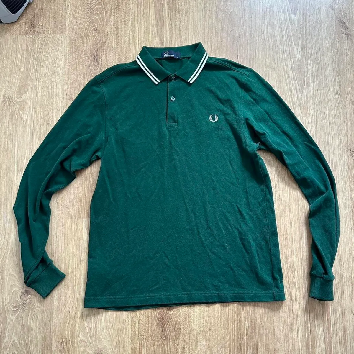 Fred Perry long sleeve polo shirt - Image 1