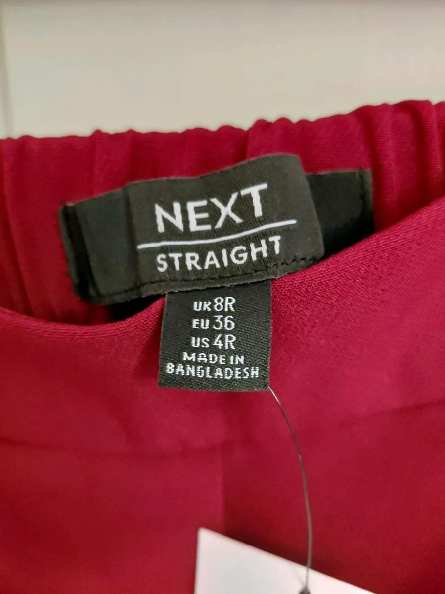 Womens Next straight leg trousers - Image 3