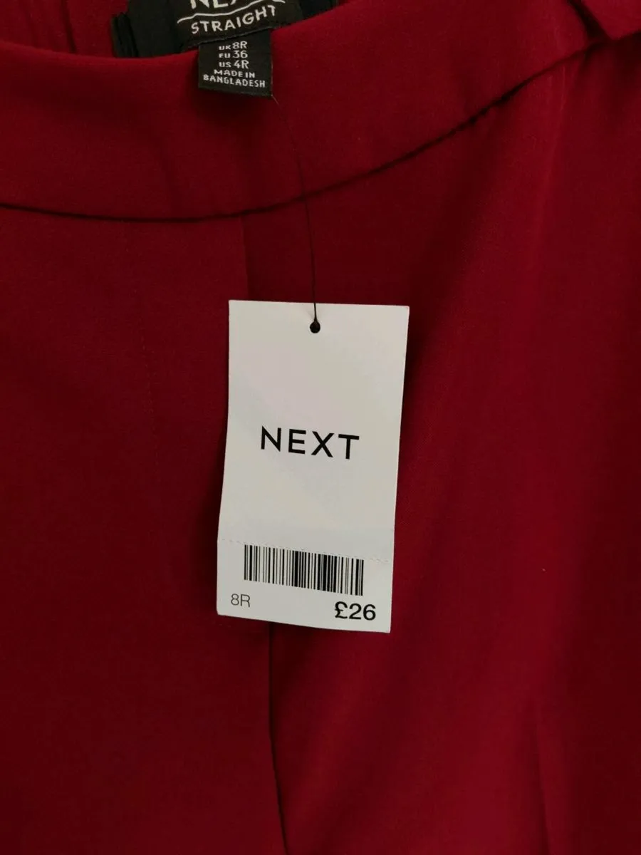 Womens Next straight leg trousers - Image 4