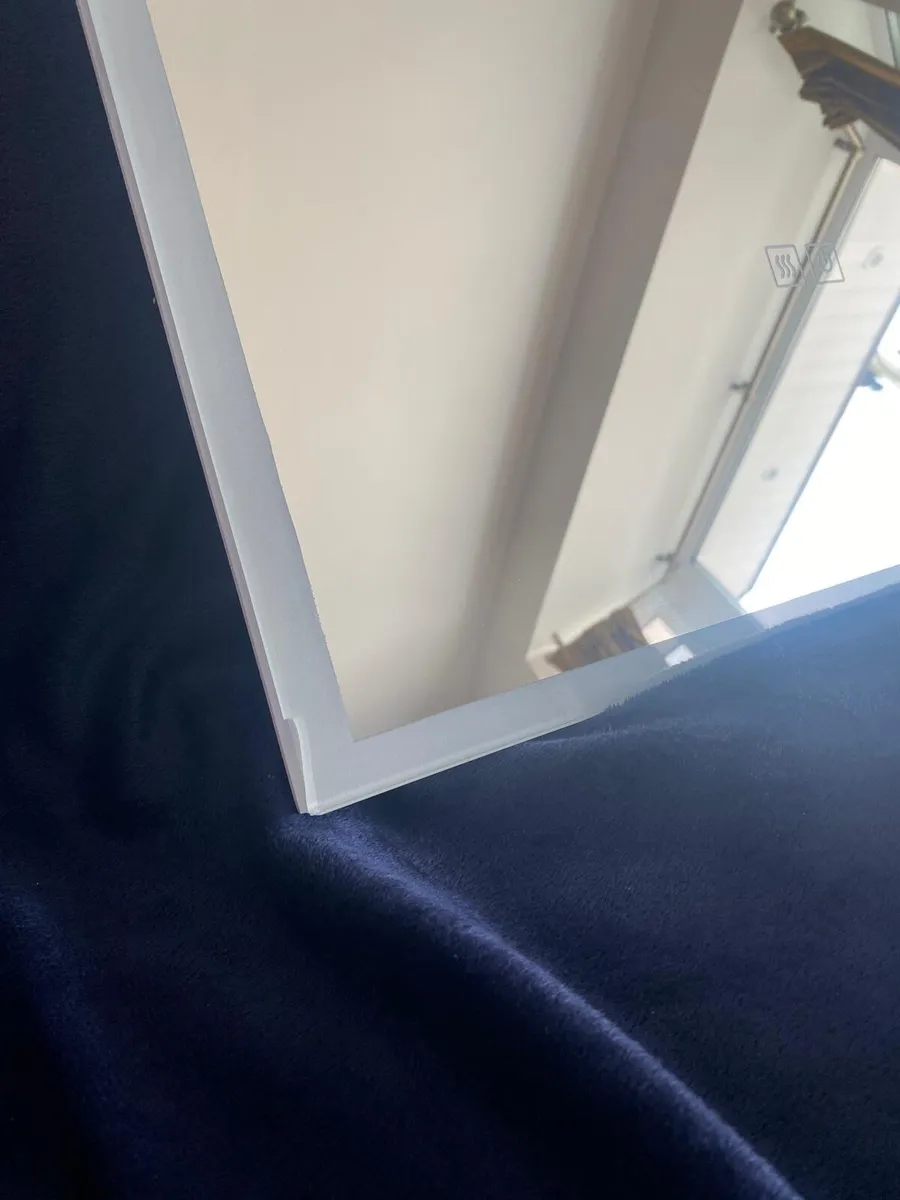 Lighted Heated Bathroom Mirror - New (defect) - Image 4