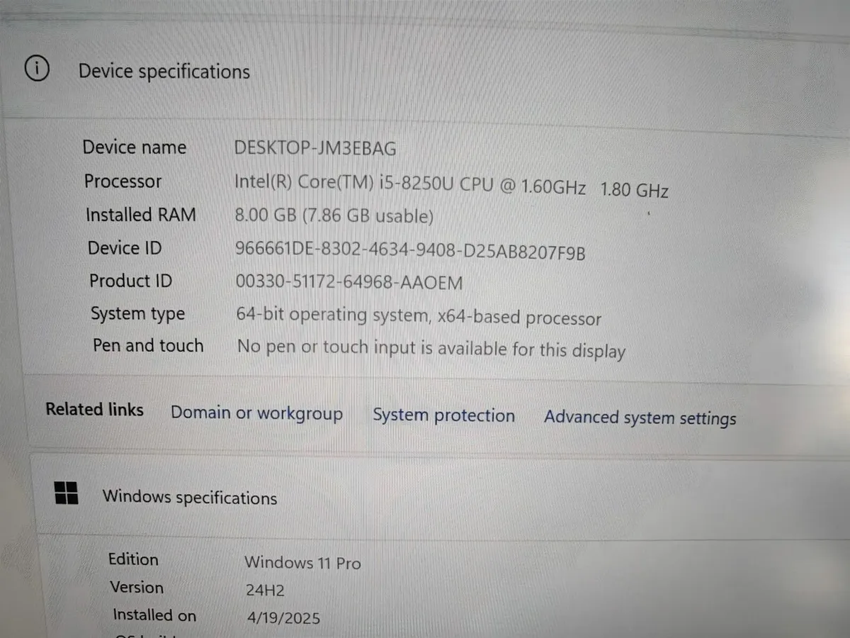 Lenovo Thinkpad X1 Carbon Laptop | i5 | 8GB | 256G - Image 2