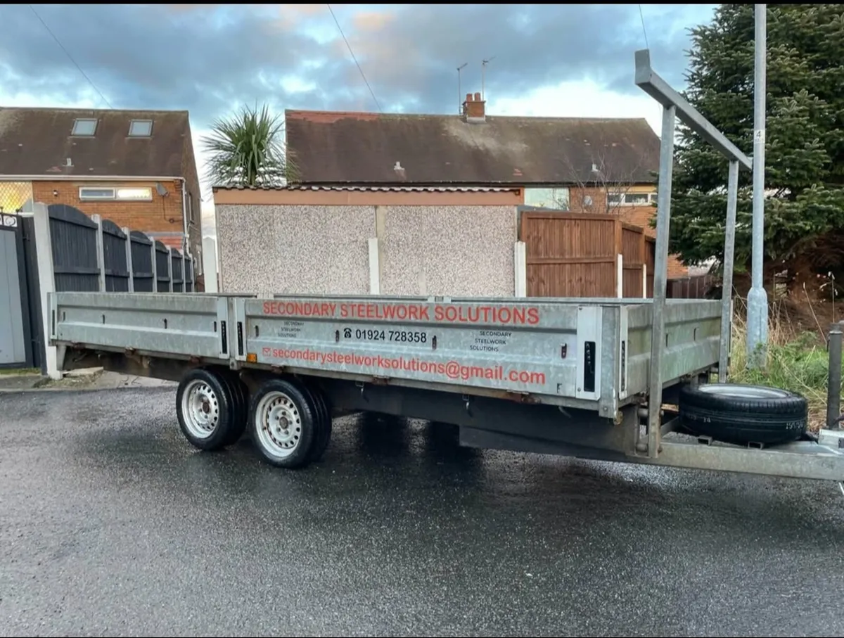 14ft dropside trailer - Image 2