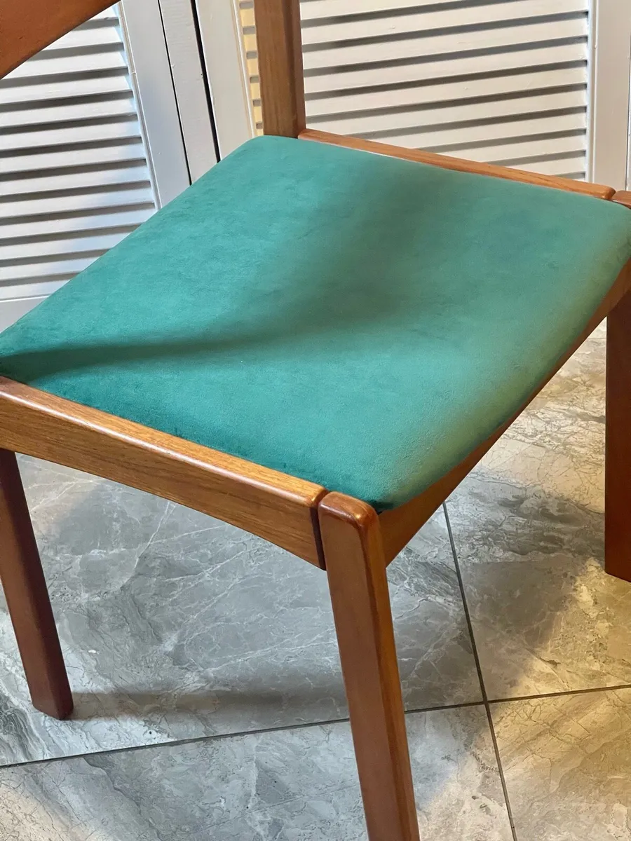 Mid century Danish dining chairs - Image 2