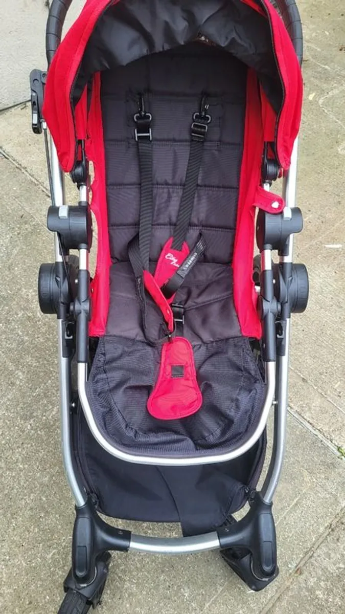 Baby Jogger City Select Stroller  Red/Black - Image 1