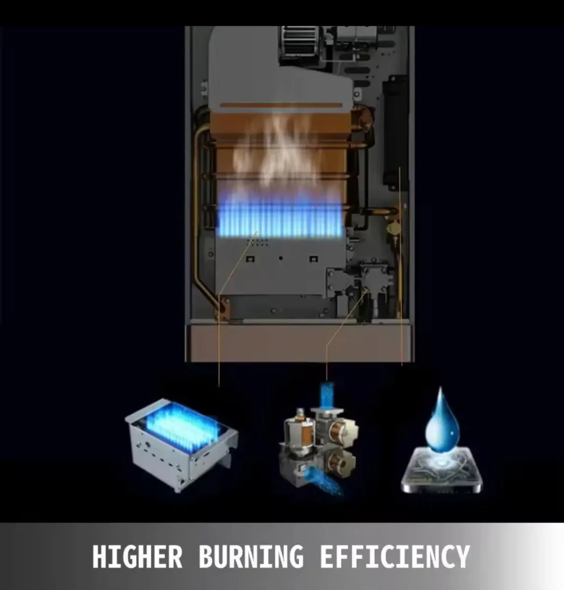 LPG liquefied petroleum gas water heater 8L - Image 4