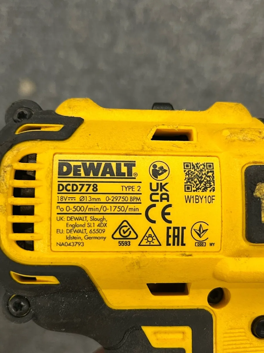 DeWalt Bare 18v Drill - Image 3