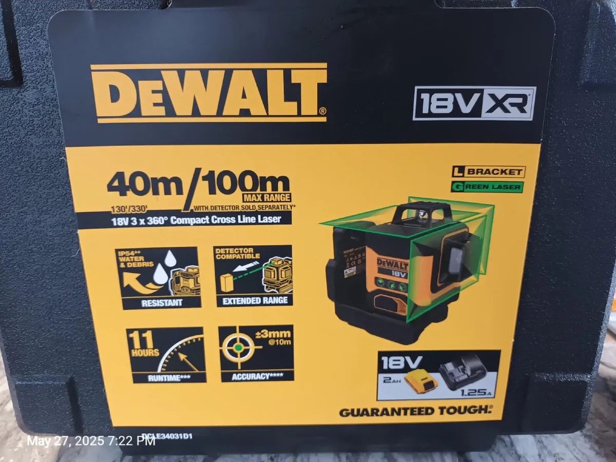 Laser Level - DeWalt 18 Volt - Image 1