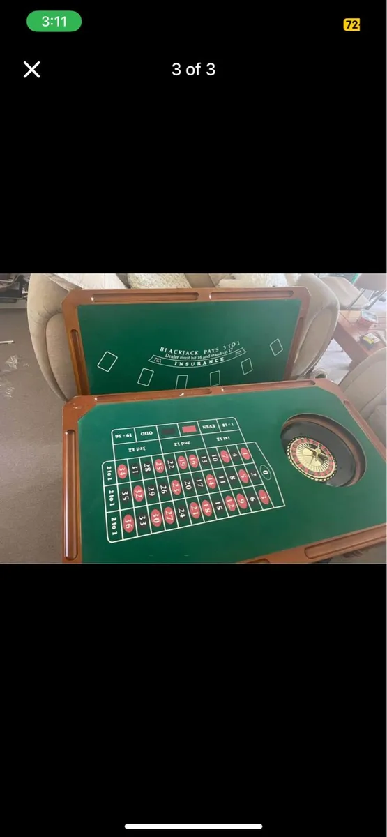 Coffee/Poker Table - Image 1