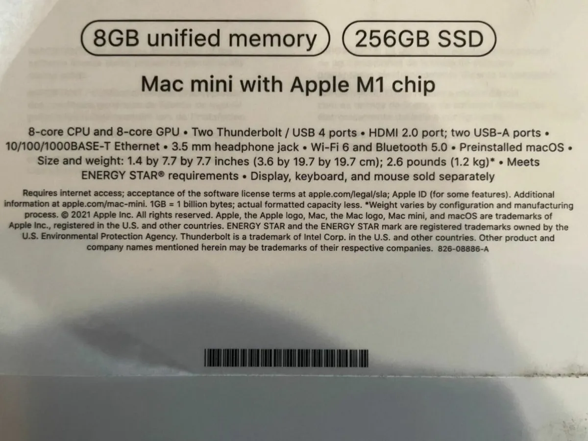 Apple Mac Mini M1 Chip - 16GB 256GB SSD - 2020 - Image 4