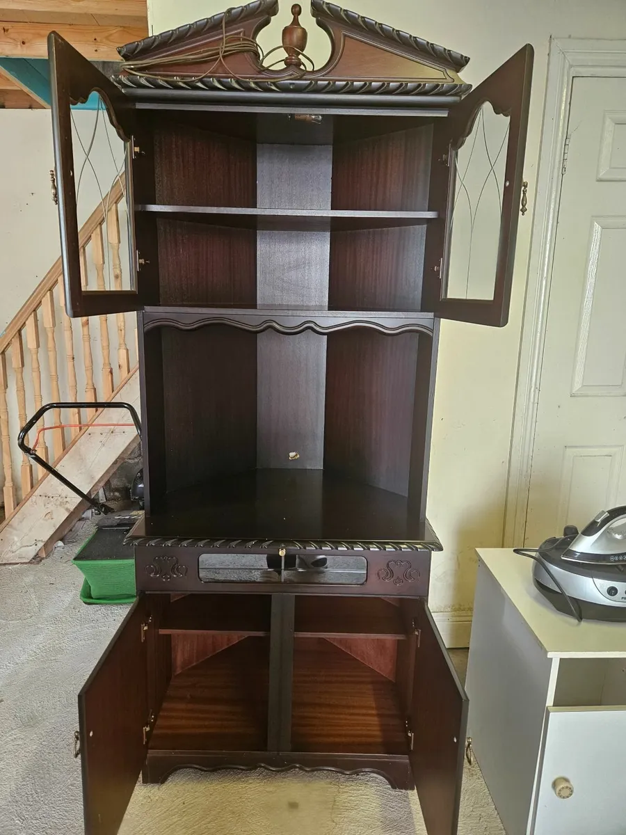 Mahogany TV unit/ cabinet - Image 1
