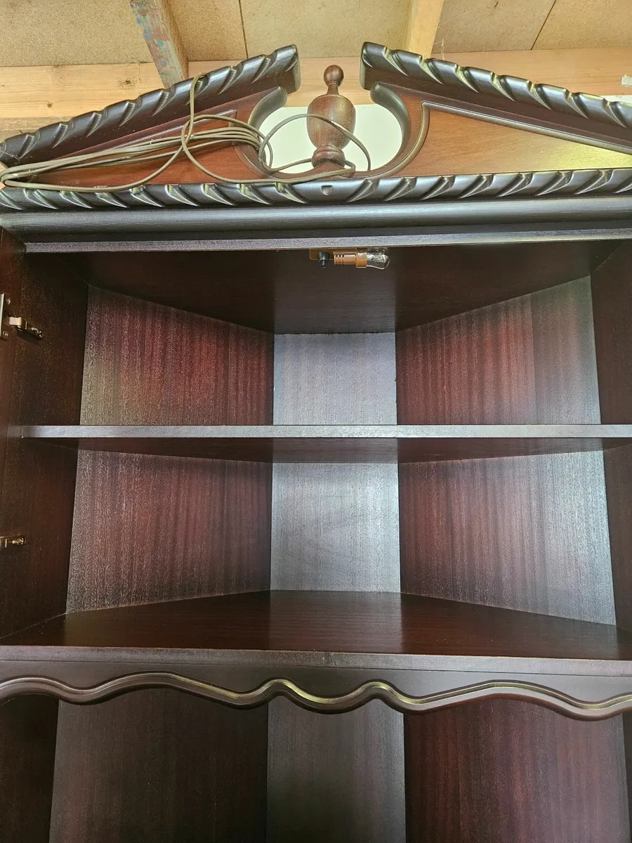 Mahogany TV unit/ cabinet - Image 3