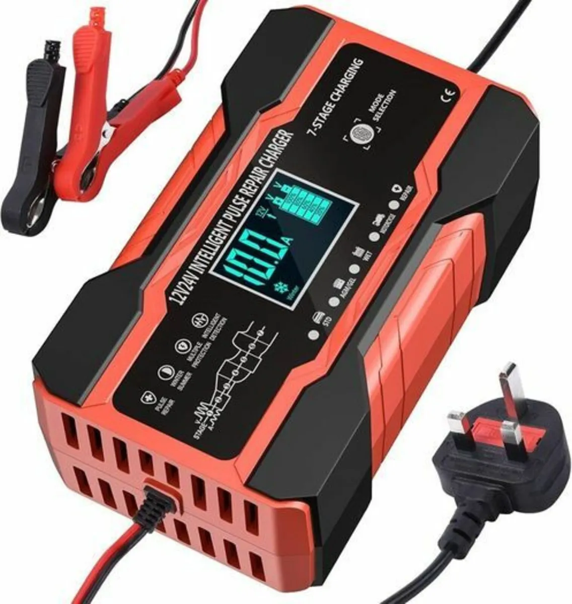 Car Battery Charger 10A/12V. - Image 1