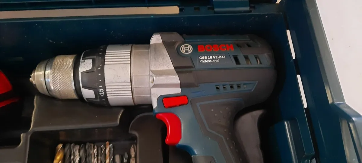 Bosch GSB 18 VE-2-Li 18v Combi Drill - Image 3