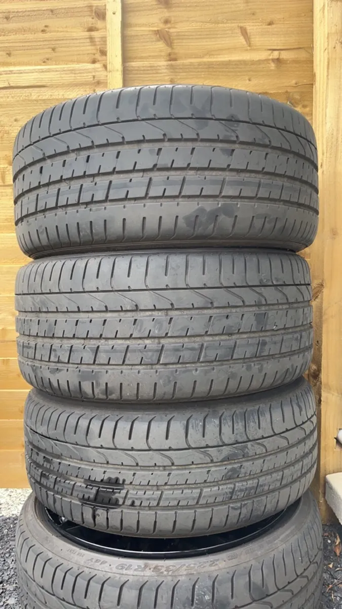 Suzuka Black Dotz Alloys 19” With Pirelli Tires - Image 3