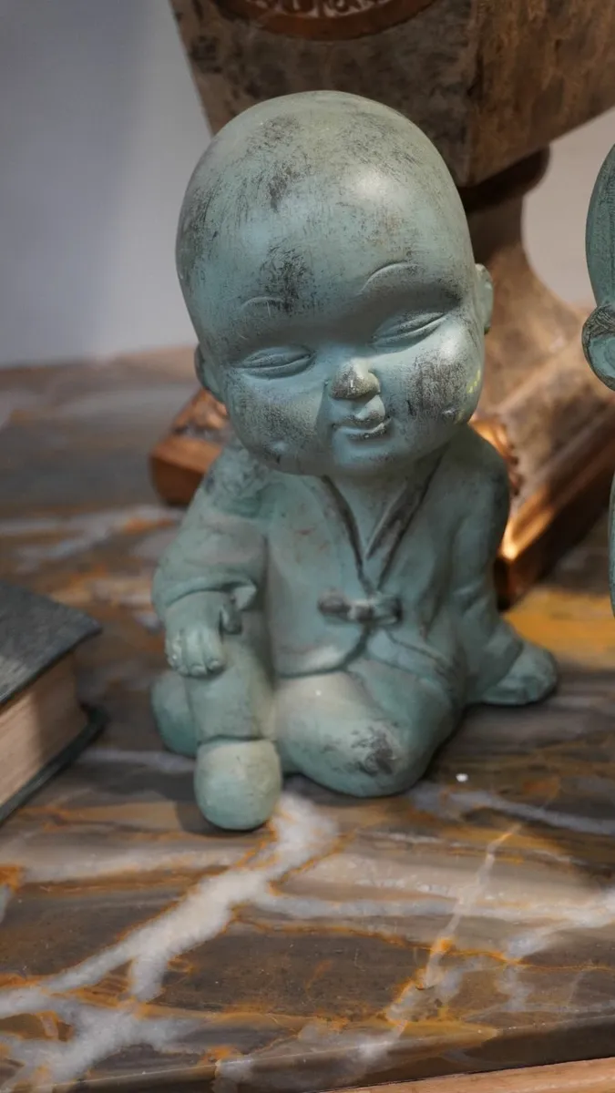 Set of 3 Monk Figurines - Image 2