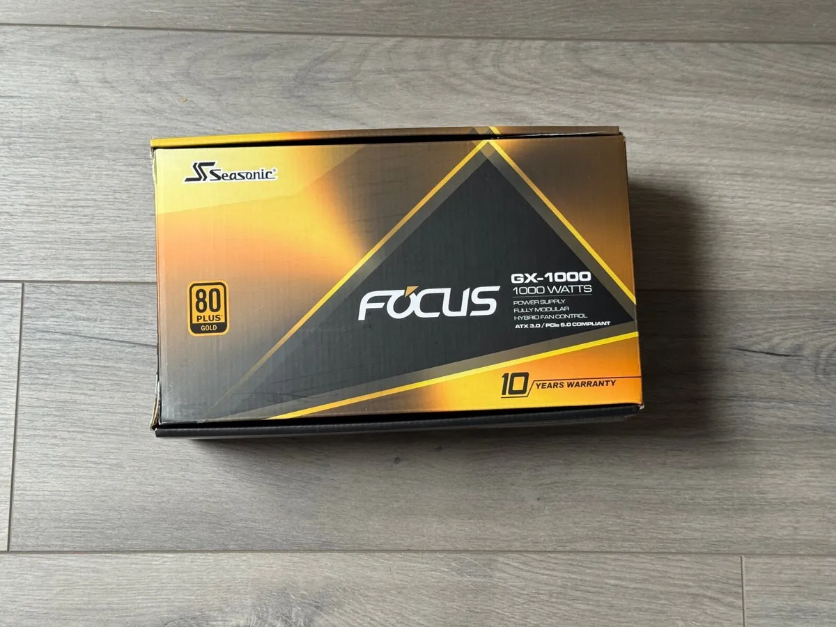 Seasonic Focus GX-1000 ATX 1000W 80 Gold PSU - Image 1