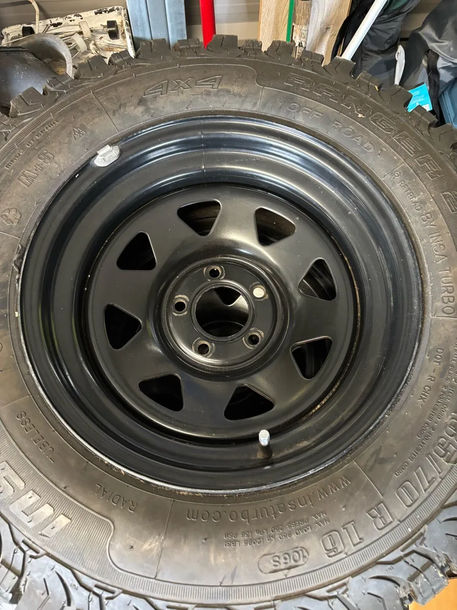 Off road wheels and tires (4x4) 235/70 R16 - Image 1