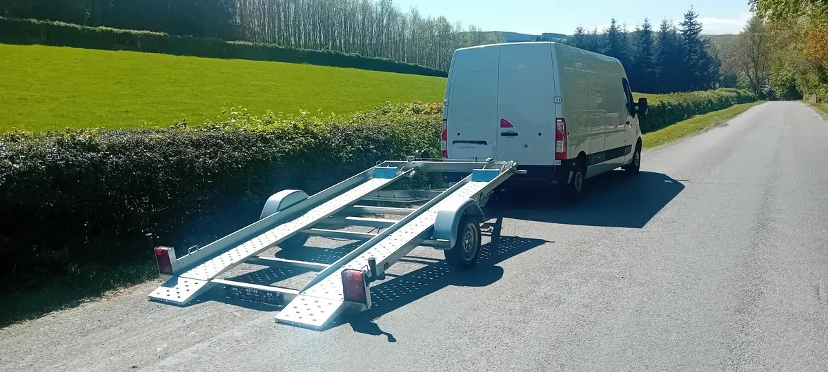 Lider  single wheel tiltbed car transporter - Image 1