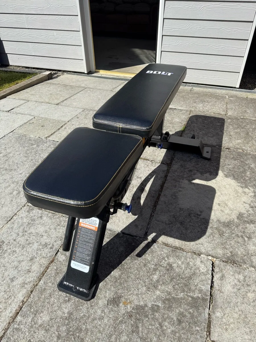 Hex Dumbbells and Bolt Weight Bench - Image 2