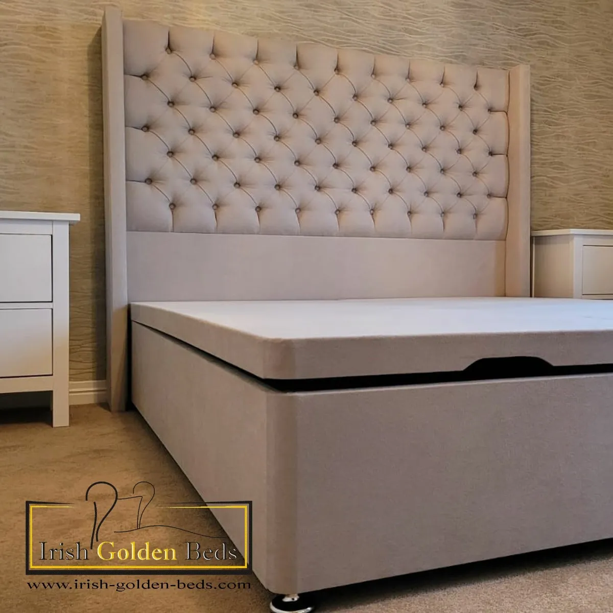 Delivery time 2 weeks . Ottoman Storage bed - Image 1