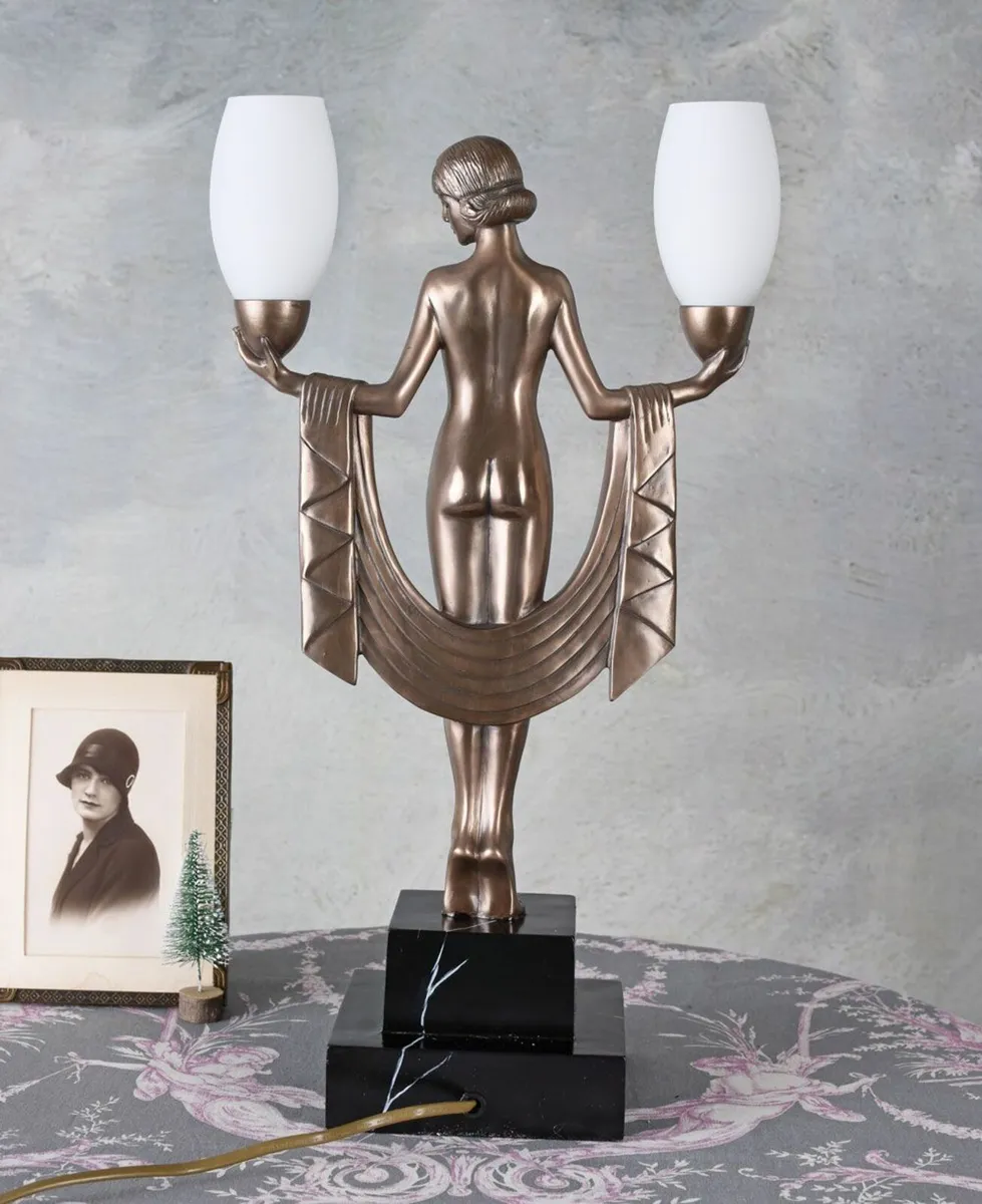 Table Lamp Villa Gatsby Art Deco Table Lamp Female - Image 4