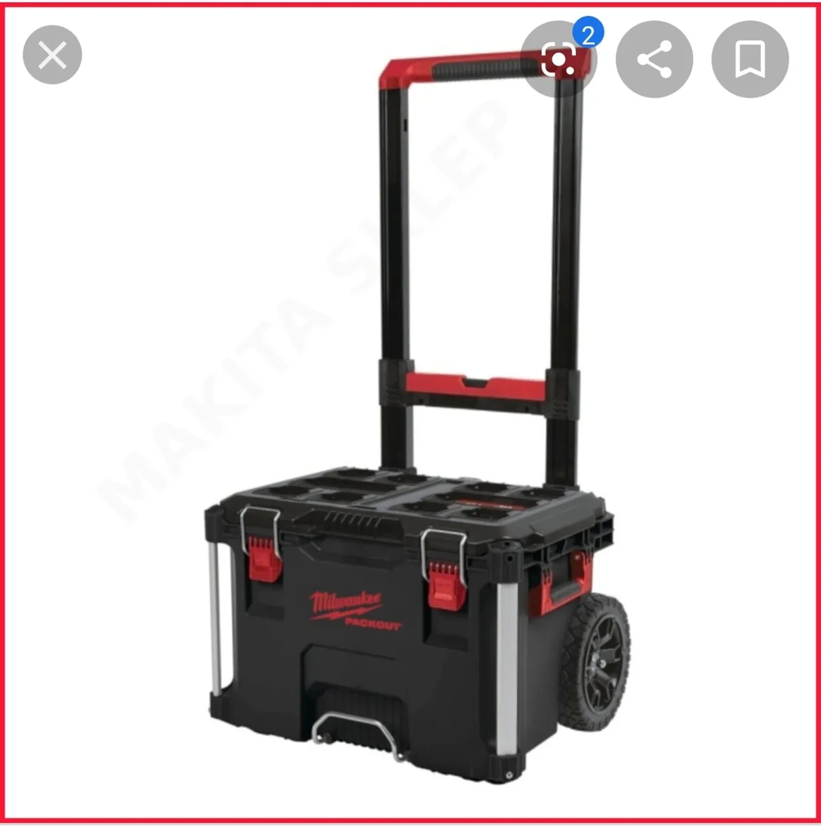 Milwaukee Packout Wheeled Tool Box - Image 3