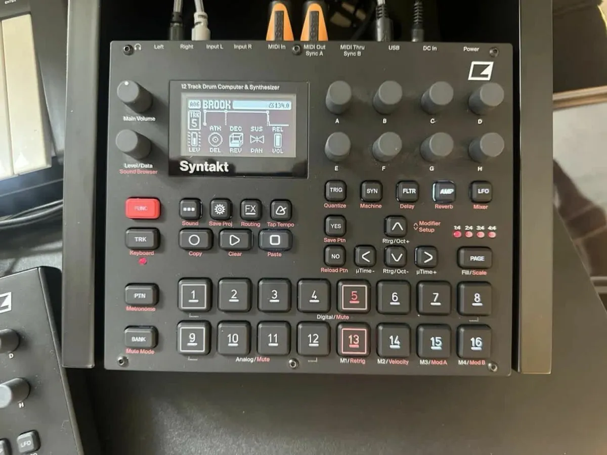 Elektron Syntakt 12-Track Drum Computer Synth - Image 1
