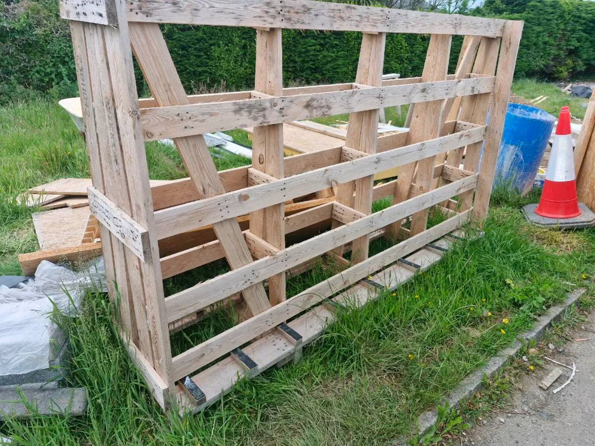 A frame for glass