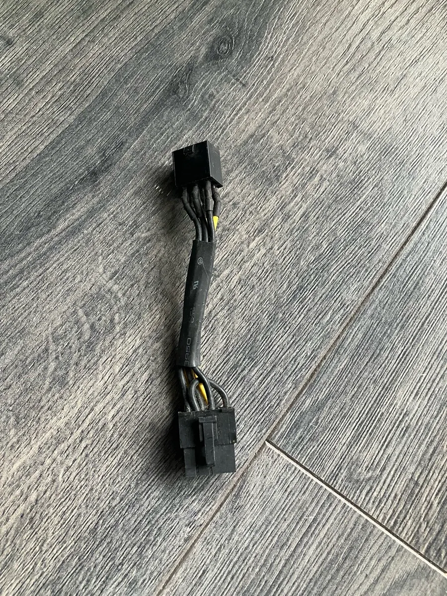 6 Pin PCIE to 8 Pin PCIE Male Power Cable