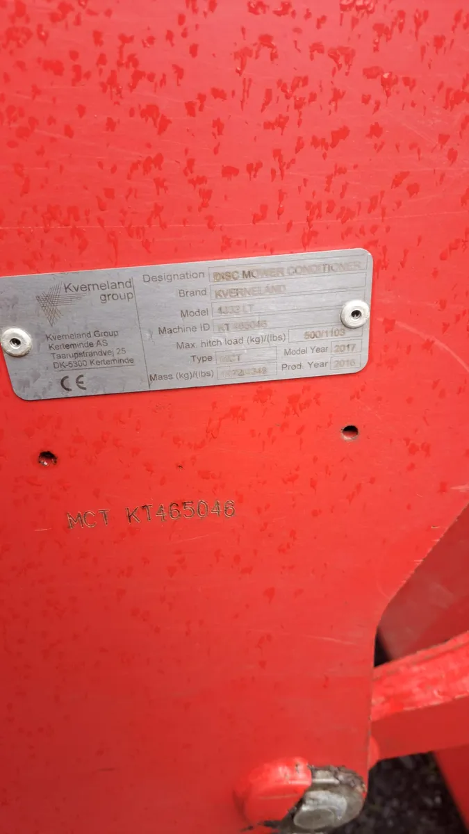 Kverneland 4332 mower conditioner - Image 4