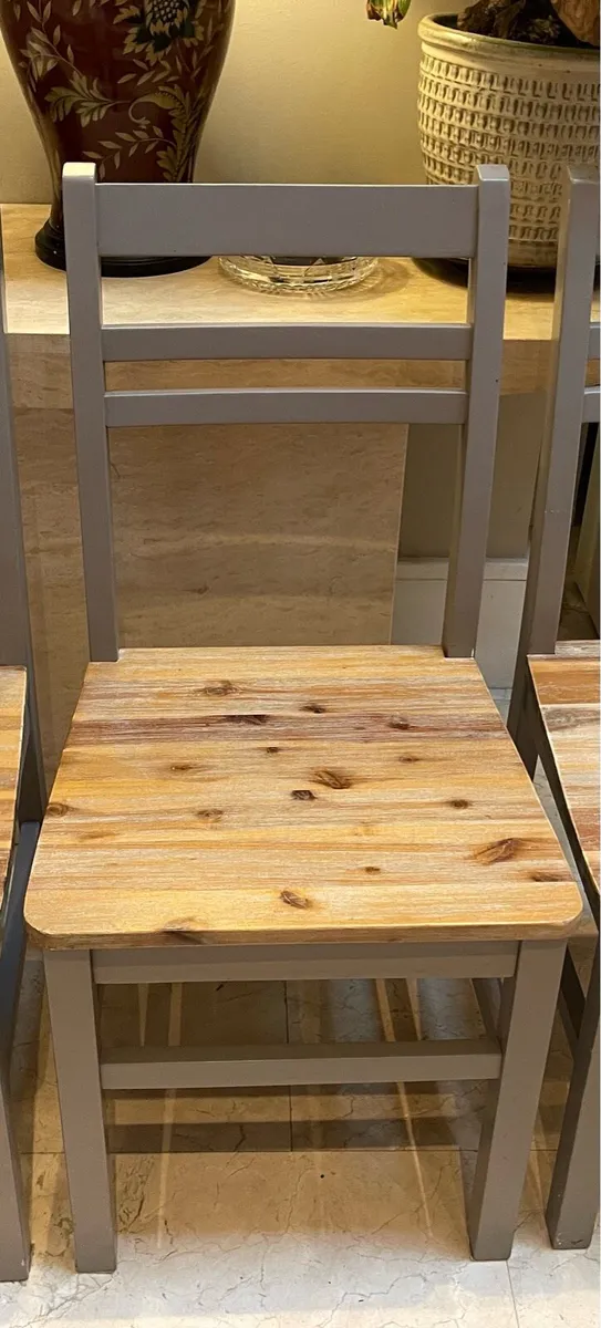 Solid Grey Kitchen Dining Chair - Can Deliver