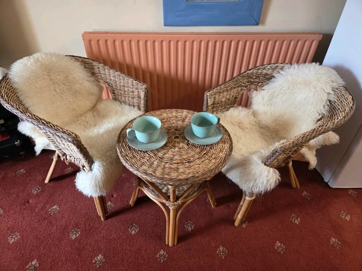Willow table and chairs - Image 2